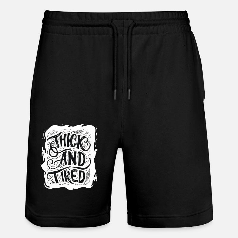 Gros et fatigué - Short de jogging bio TRAINER Stanley/Stella unisexe - noir