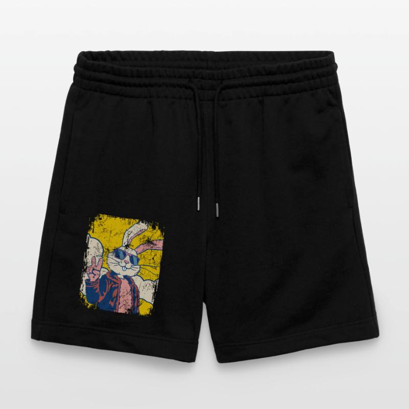 Cool Easter Bunny - Easter Egg - Gift Stanley/Stella Trainer Unisex Organic Jogging Shorts