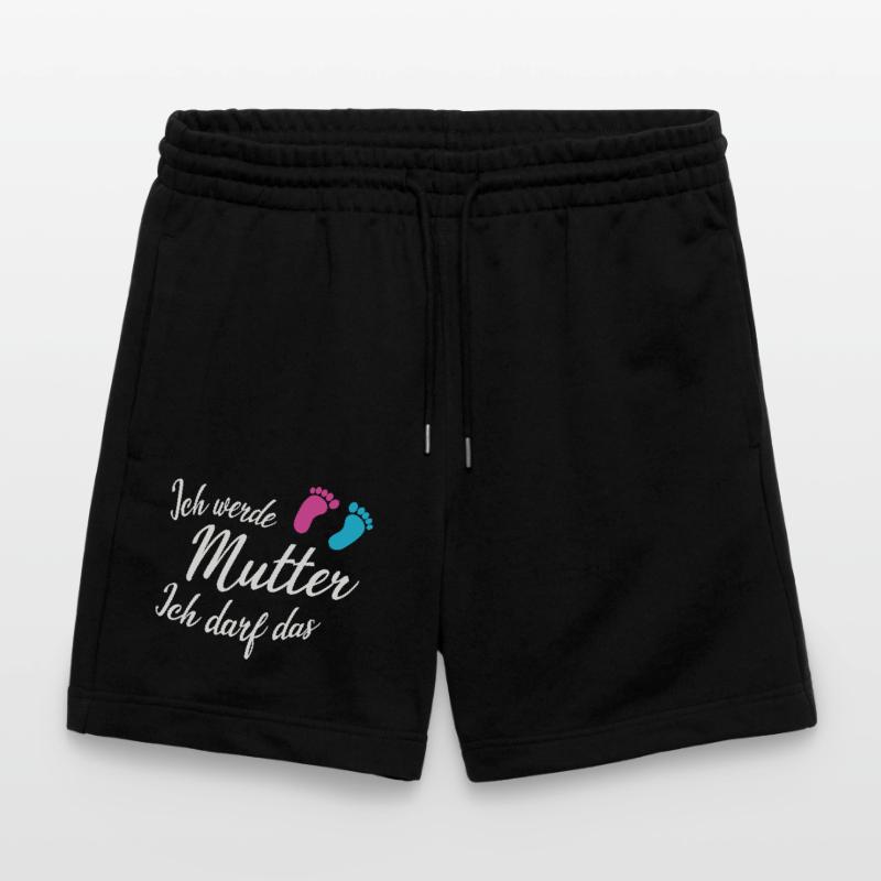 Ich werde Mutter Ich darf Das Stanley/Stella Unisex Bio Joggingshorts Trainer 