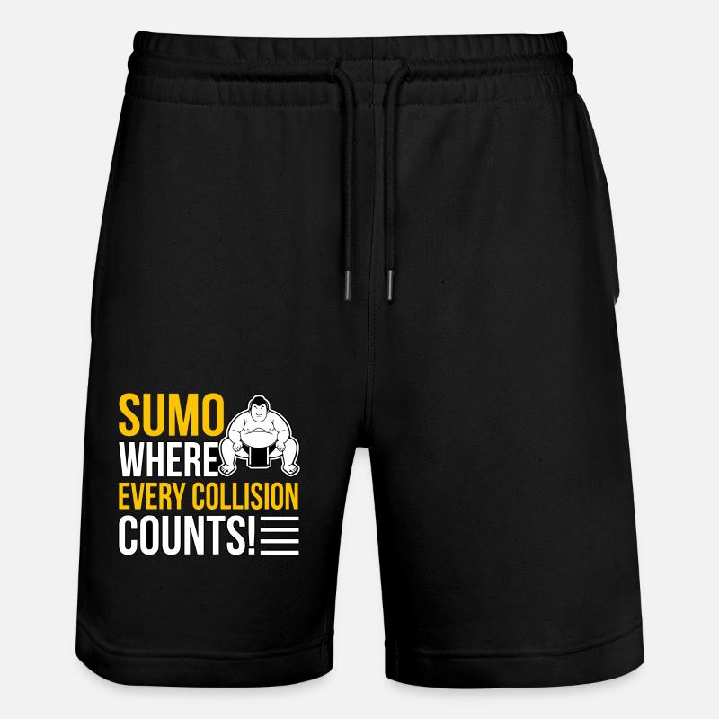 Sumo où chaque collision compte ! - Short de jogging bio TRAINER Stanley/Stella unisexe - noir