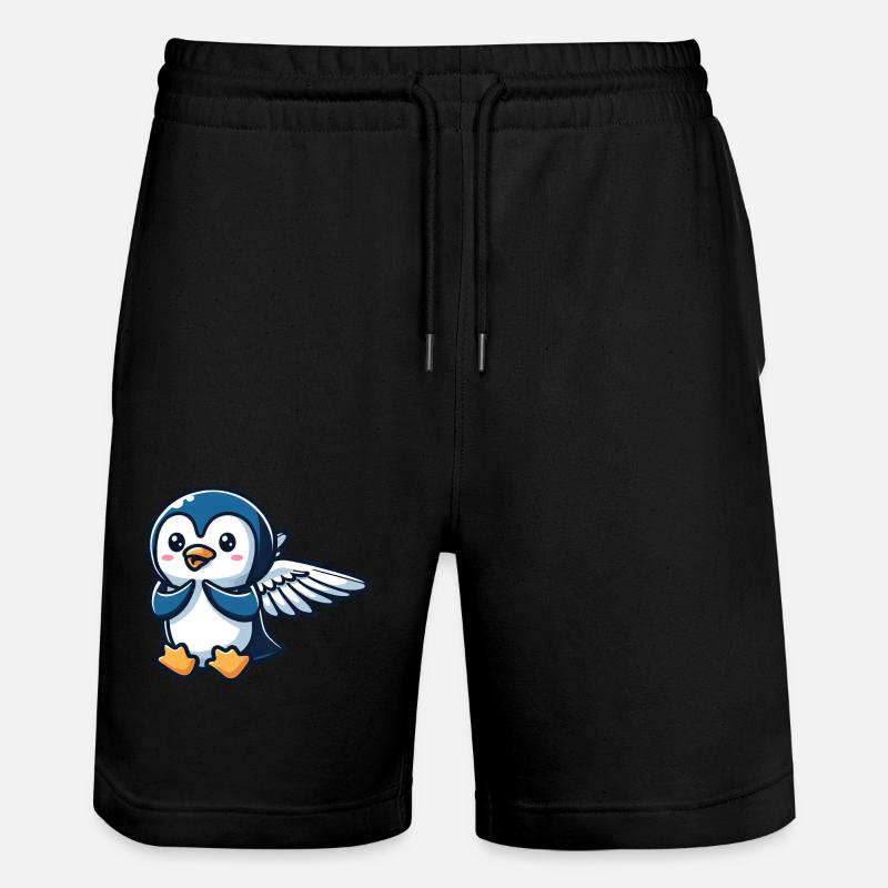 Ailes de manchot céleste - Short de jogging bio TRAINER Stanley/Stella unisexe - noir