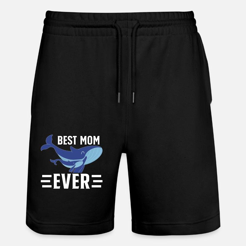 Die beste Mutter aller Zeiten - Stanley/Stella Unisex Bio Joggingshorts Trainer - Schwarz