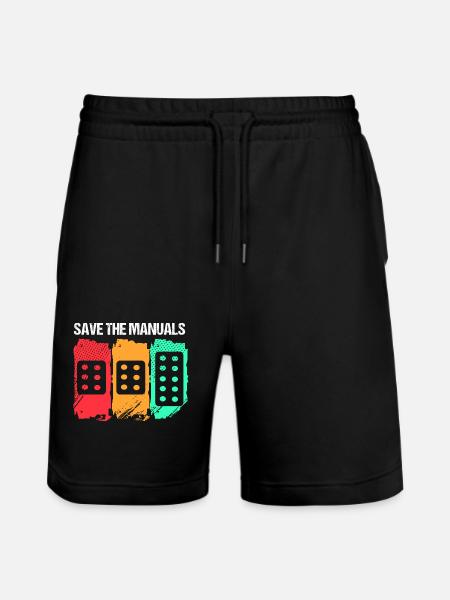 Motorist - Stanley/Stella Trainer Unisex Organic Jogging Shorts - black