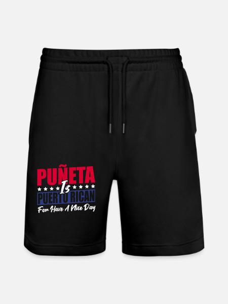 Camiseta Puerto Rico - Pantalones cortos de deporte ecológicos unisex Trainer de Stanley/Stella - negro