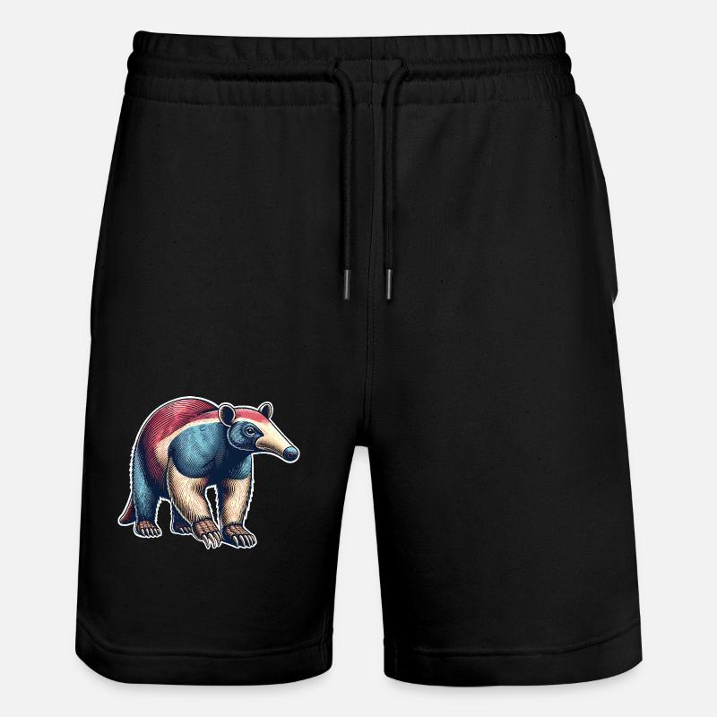 Fourmilier - Short de jogging bio TRAINER Stanley/Stella unisexe - noir