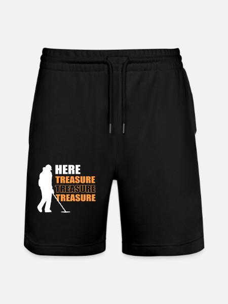 Metal detector - Stanley/Stella Trainer Unisex Organic Jogging Shorts - black