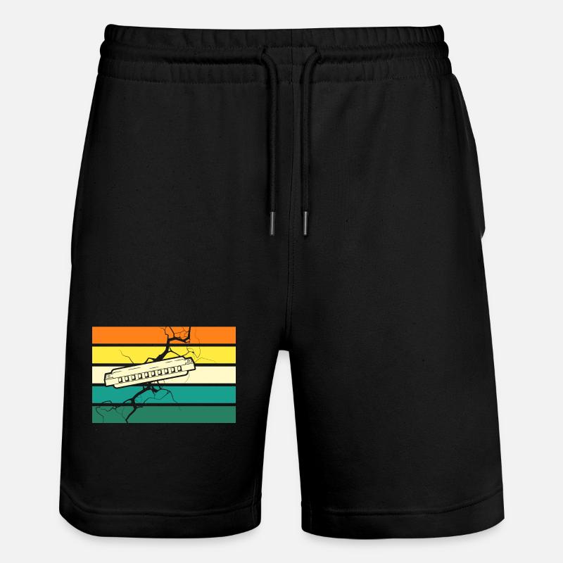 Harmonica Harmonica - Stanley/Stella Trainer Unisex Organic Jogging Shorts - black