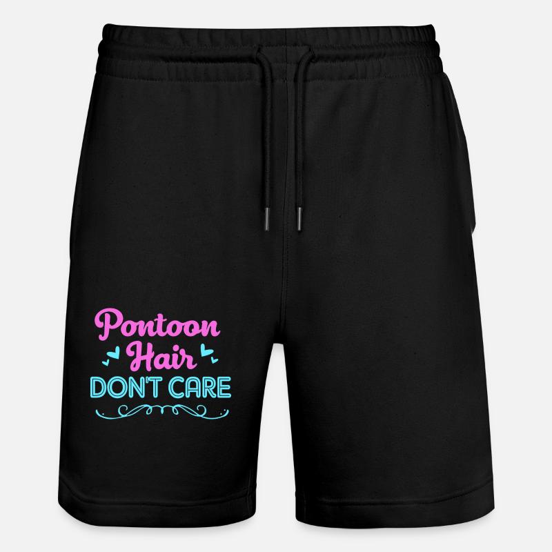 Bateau ponton Bateau Bateaux - Short de jogging bio TRAINER Stanley/Stella unisexe - noir