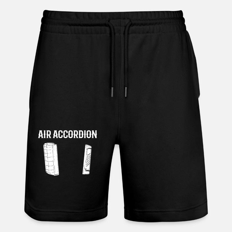 Accordéon - Short de jogging bio TRAINER Stanley/Stella unisexe - noir