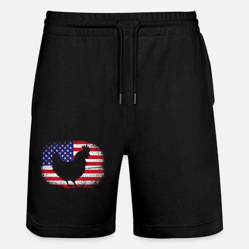 Poulet Volaille - Short de jogging bio TRAINER Stanley/Stella unisexe - noir