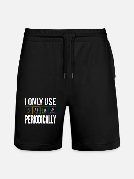 Periodensystem - Stanley/Stella Unisex Bio Joggingshorts Trainer  - Schwarz