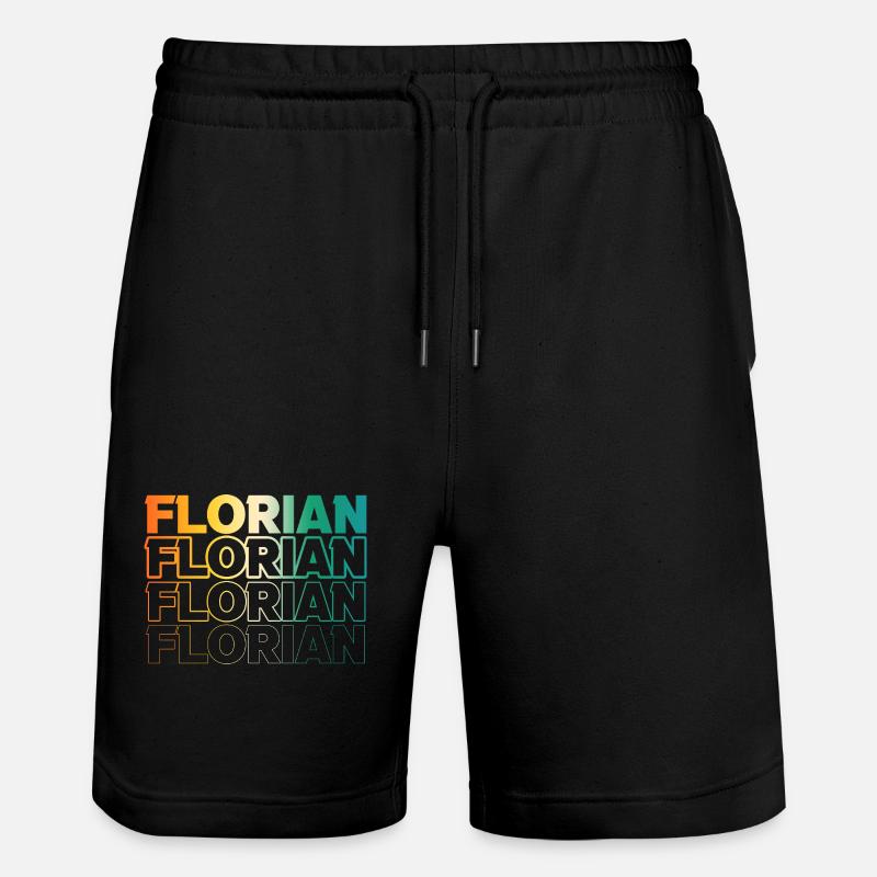 Florian - Stanley/Stella Unisex Bio Joggingshorts Trainer  - Schwarz