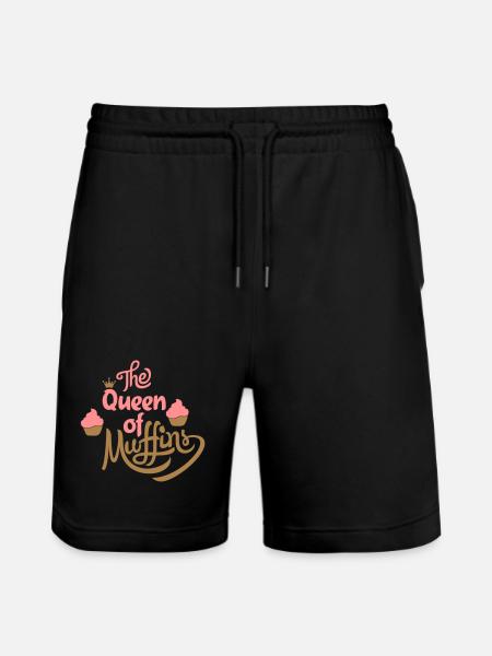 muffins - Stanley/Stella Trainer Unisex Organic Jogging Shorts - black