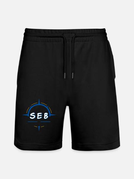Seb - Stanley/Stella Trainer Unisex Organic Jogging Shorts - black