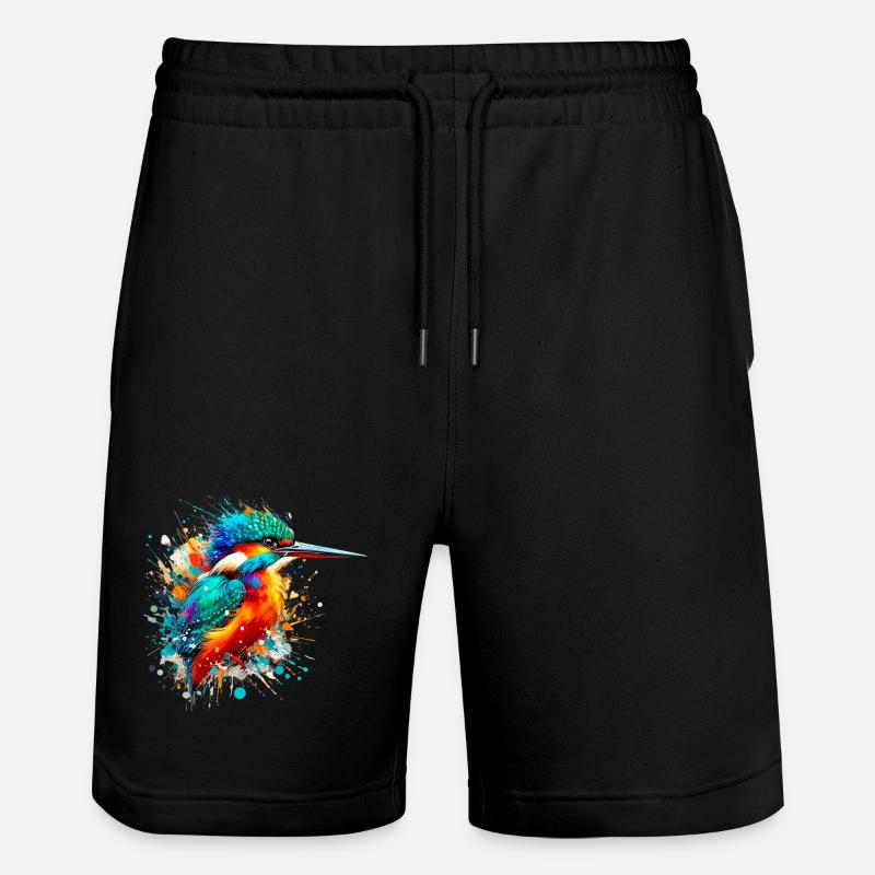 Martin-pêcheur - Short de jogging bio TRAINER Stanley/Stella unisexe - noir