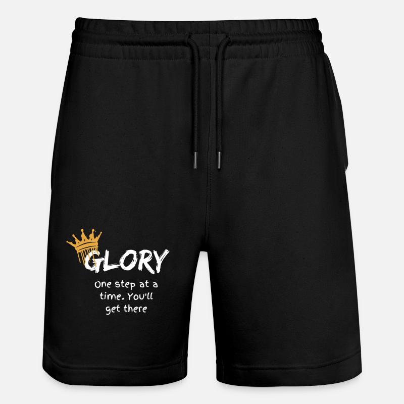 Pracht - Stanley/Stella Unisex Bio Joggingshorts Trainer  - Schwarz