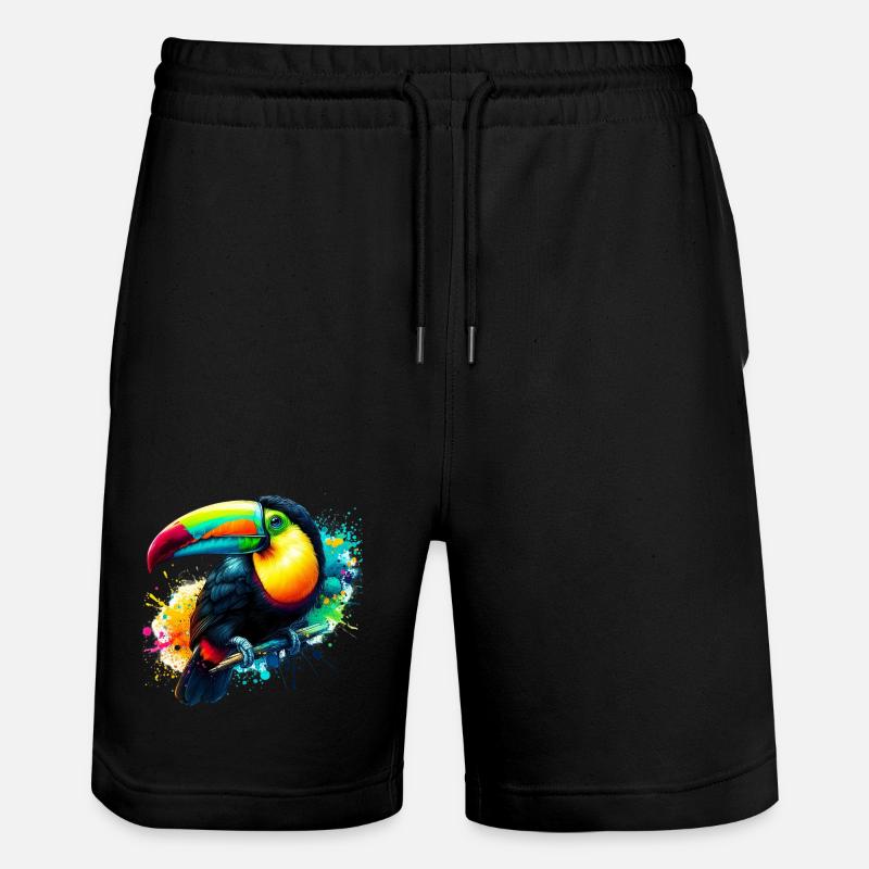 Toucan - Short de jogging bio TRAINER Stanley/Stella unisexe - noir