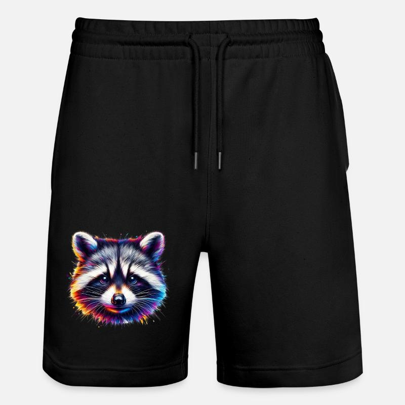 Raton laveur - Short de jogging bio TRAINER Stanley/Stella unisexe - noir