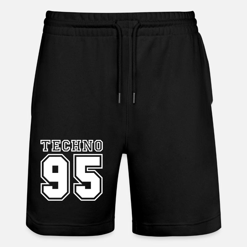 TECHNO 95 - Short de jogging bio TRAINER Stanley/Stella unisexe - noir