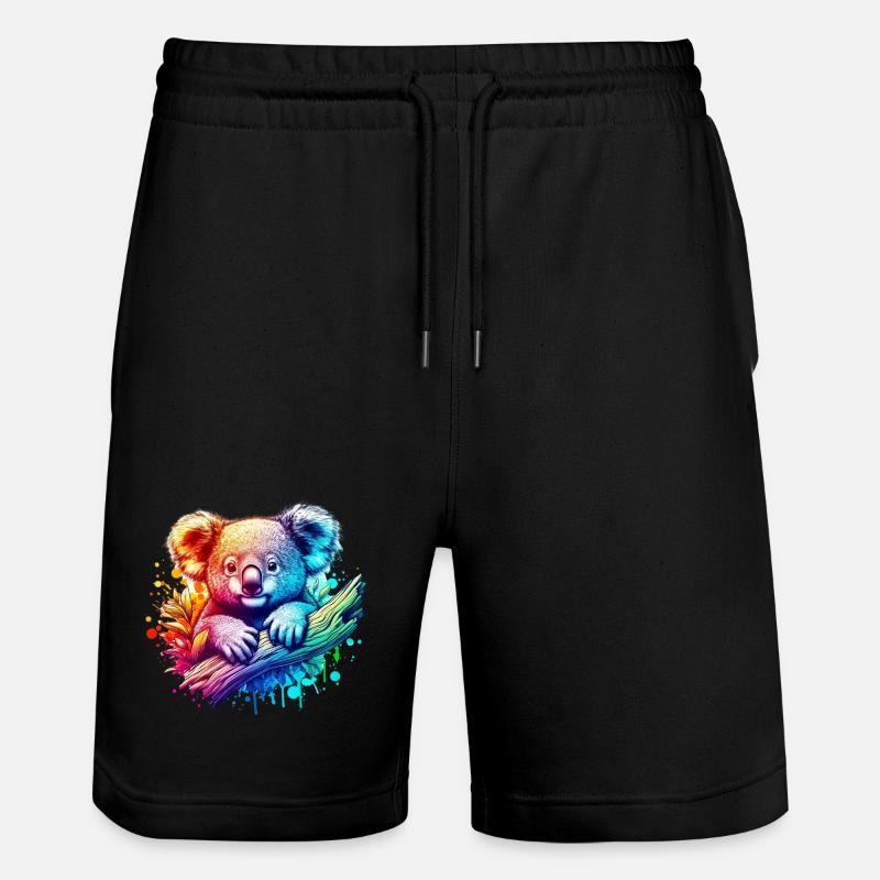 Koala - Short de jogging bio TRAINER Stanley/Stella unisexe - noir