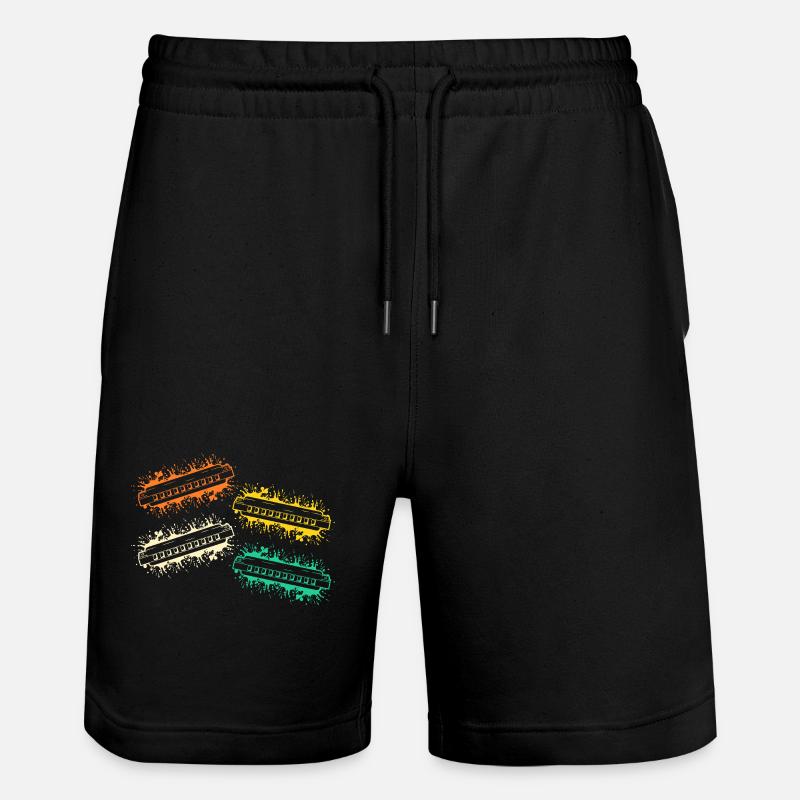 Harmonica Harmonica - Short de jogging bio TRAINER Stanley/Stella unisexe - noir
