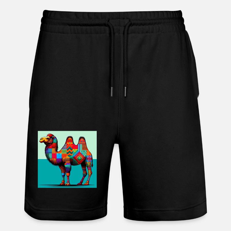 Kamel - Stanley/Stella Unisex Bio Joggingshorts Trainer  - Schwarz