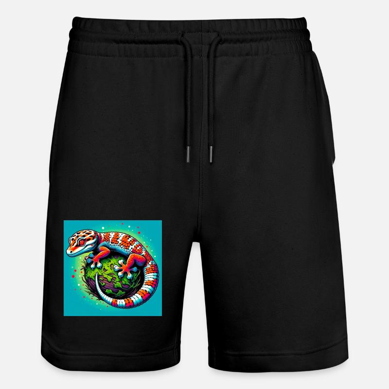 Gecko - Short de jogging bio TRAINER Stanley/Stella unisexe - noir