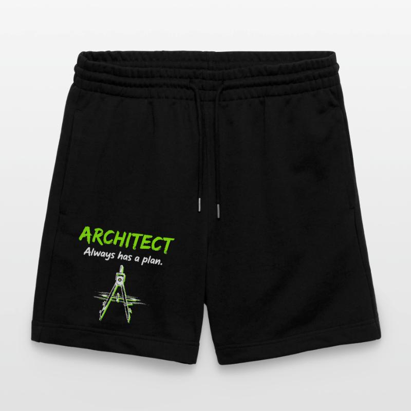 Architecture Boussole Plan de construction Architecte Short de jogging bio TRAINER Stanley/Stella unisexe