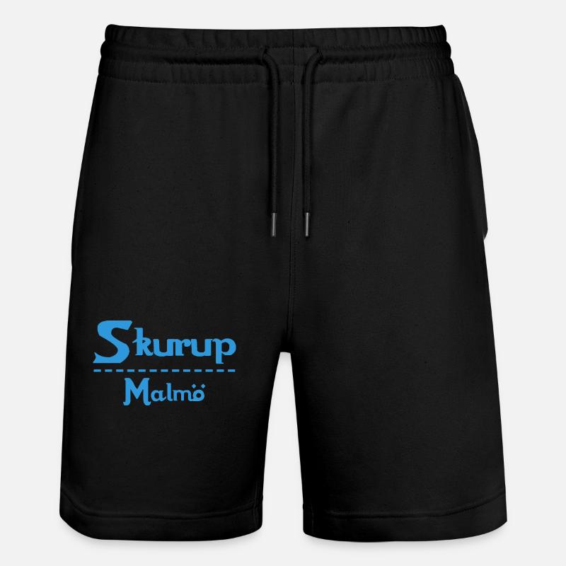 Skurup – Malmö Sky Blue Design - Short de jogging bio TRAINER Stanley/Stella unisexe - noir