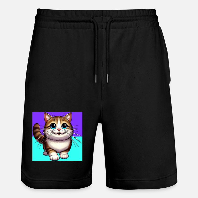 chat - Short de jogging bio TRAINER Stanley/Stella unisexe - noir