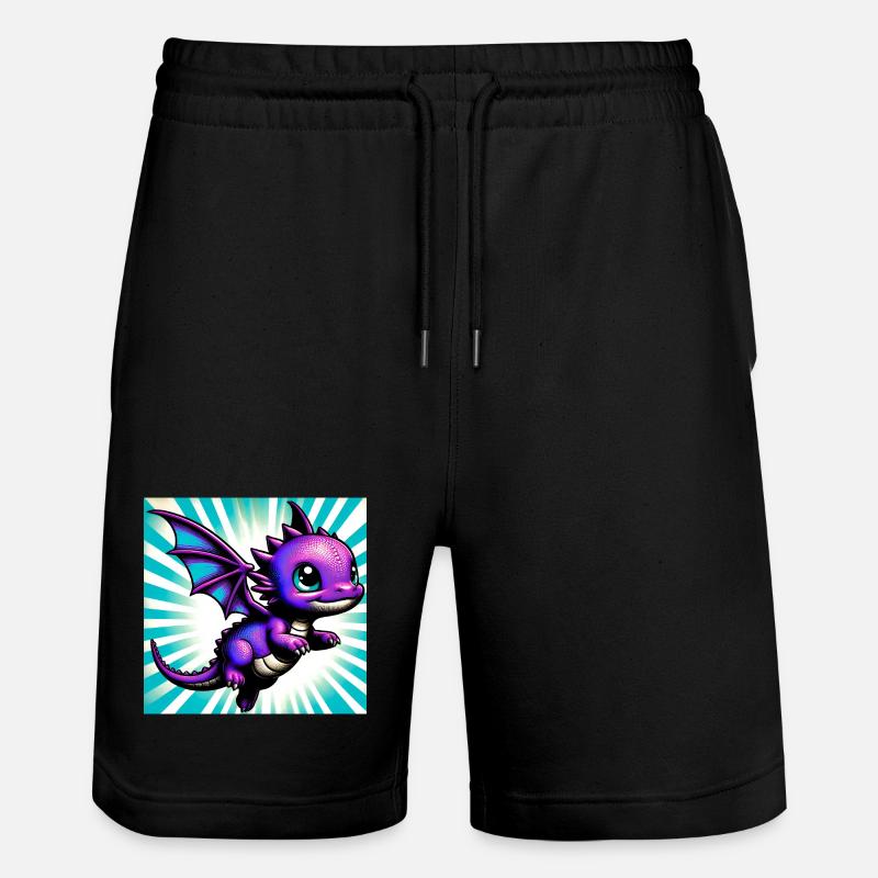 dragon - Short de jogging bio TRAINER Stanley/Stella unisexe - noir
