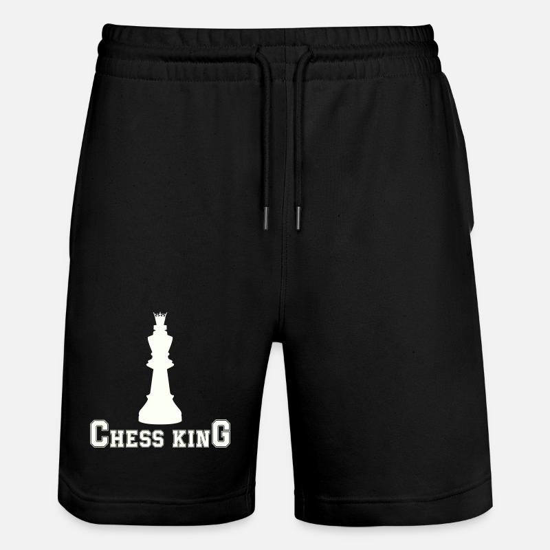 chess_king - Short de jogging bio TRAINER Stanley/Stella unisexe - noir