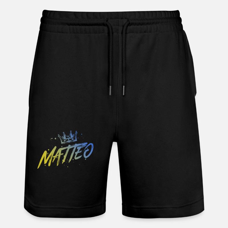Matteo - Stanley/Stella Unisex Bio Joggingshorts Trainer  - Schwarz