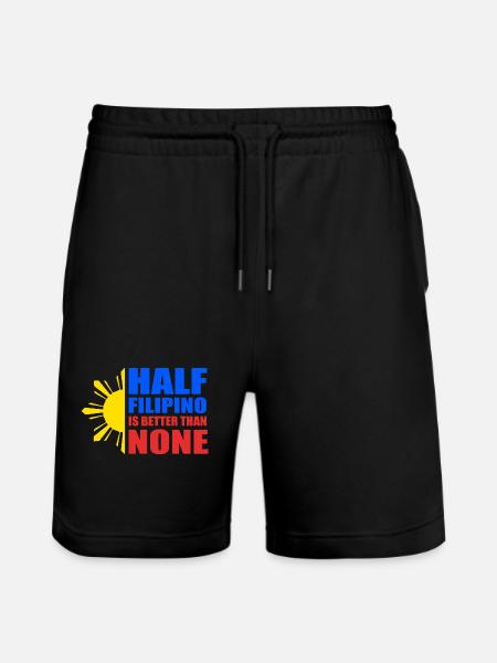 Filipino Philippines - Stanley/Stella Trainer Unisex Organic Jogging Shorts - black