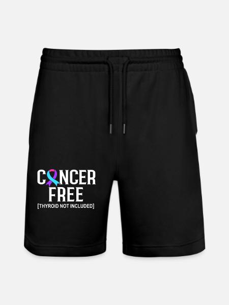 Thyroid cancer Thyroid cancer - Stanley/Stella Trainer Unisex Organic Jogging Shorts - black