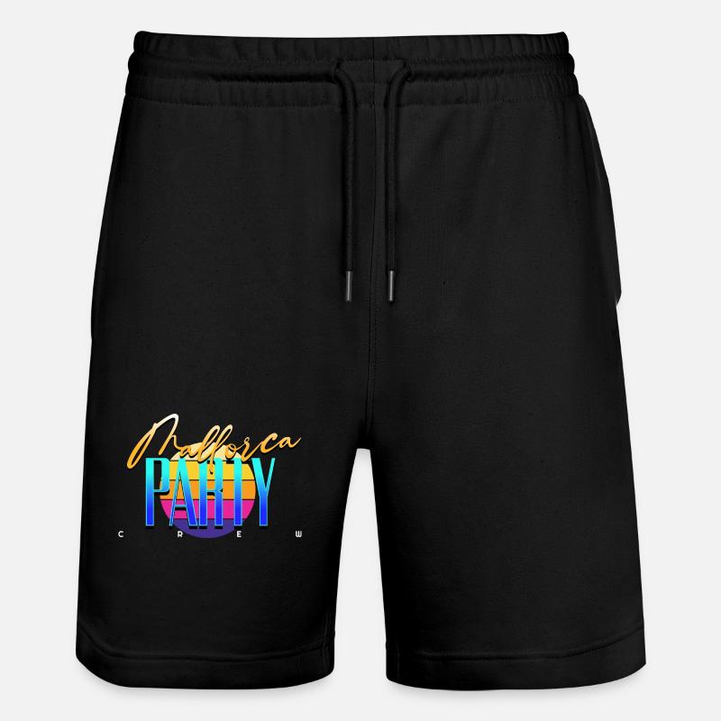 Mallorca Party Crew - Short de jogging bio TRAINER Stanley/Stella unisexe - noir