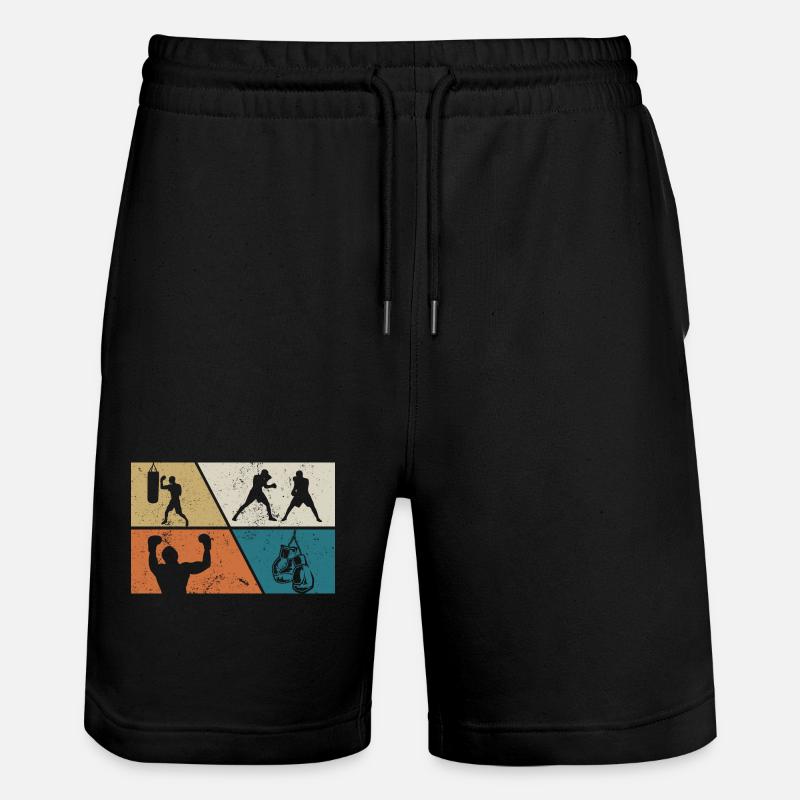 Boxe - Short de jogging bio TRAINER Stanley/Stella unisexe - noir