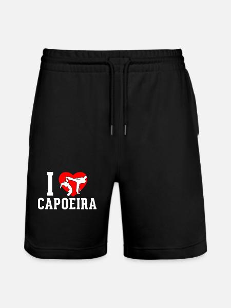 J’adore la Capoeira - Short de jogging bio TRAINER Stanley/Stella unisexe - noir