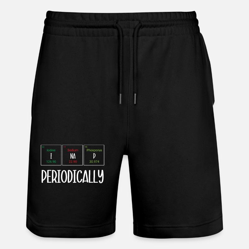 Tableau périodique - Short de jogging bio TRAINER Stanley/Stella unisexe - noir