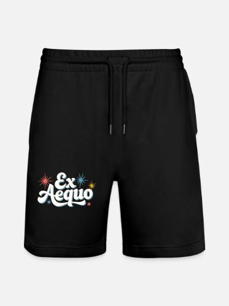 Ex aequo - Short de jogging bio TRAINER Stanley/Stella unisexe - noir
