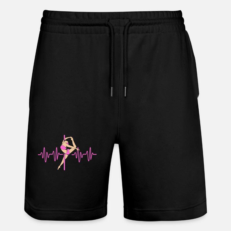 Pole Dance - Short de jogging bio TRAINER Stanley/Stella unisexe - noir