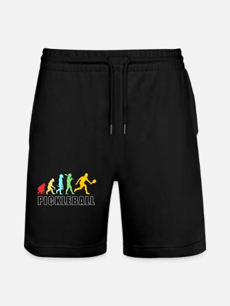 Pickleball Pickleball Pickleball - Stanley/Stella Trainer Unisex Organic Jogging Shorts - black