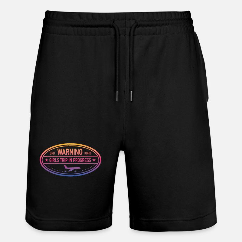 mWarning Girls Trip In Progress - Short de jogging bio TRAINER Stanley/Stella unisexe - noir