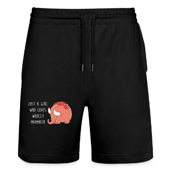 Mammut - Stanley/Stella Unisex Bio Joggingshorts Trainer  - Schwarz - Vorne - Nik (191cm) & Marisol (170cm)