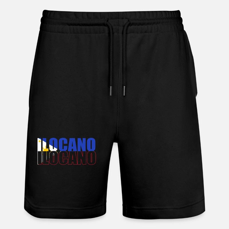 Philippinisch Philippinen - Stanley/Stella Unisex Bio Joggingshorts Trainer  - Schwarz