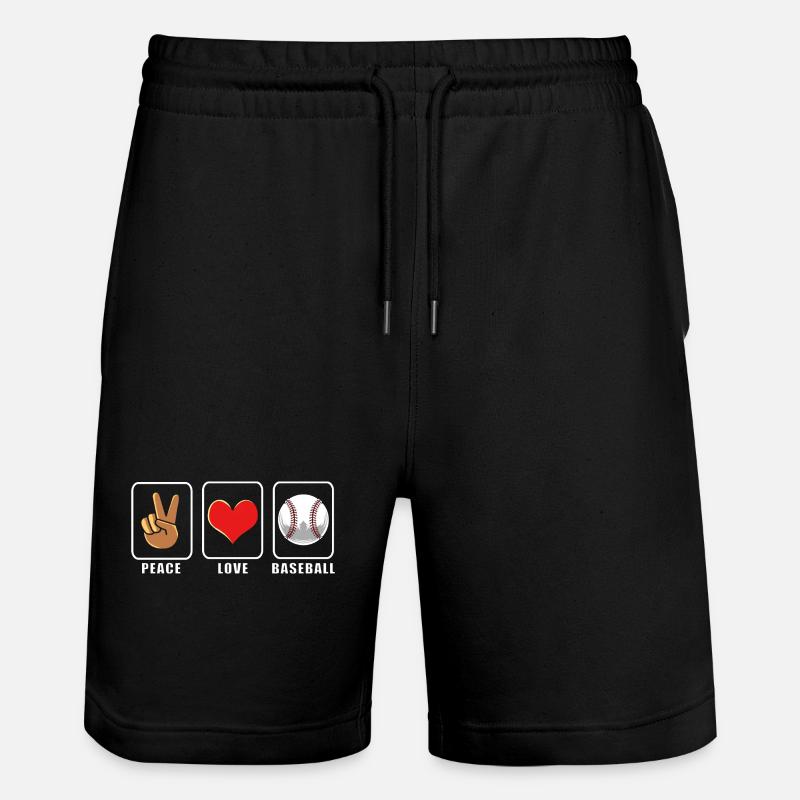 Base-ball - Short de jogging bio TRAINER Stanley/Stella unisexe - noir