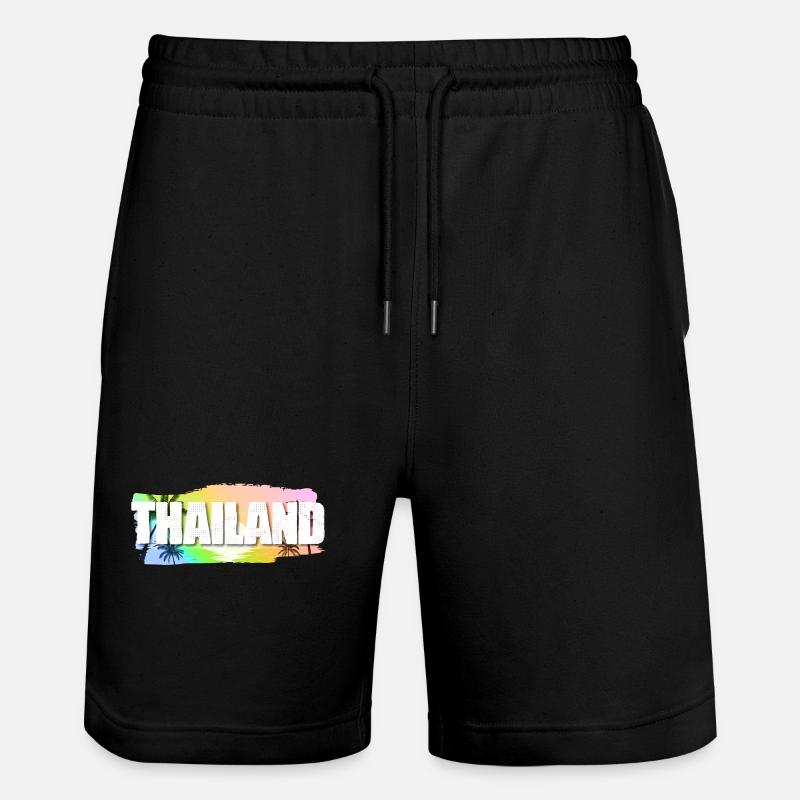 Thaïlande - Short de jogging bio TRAINER Stanley/Stella unisexe - noir