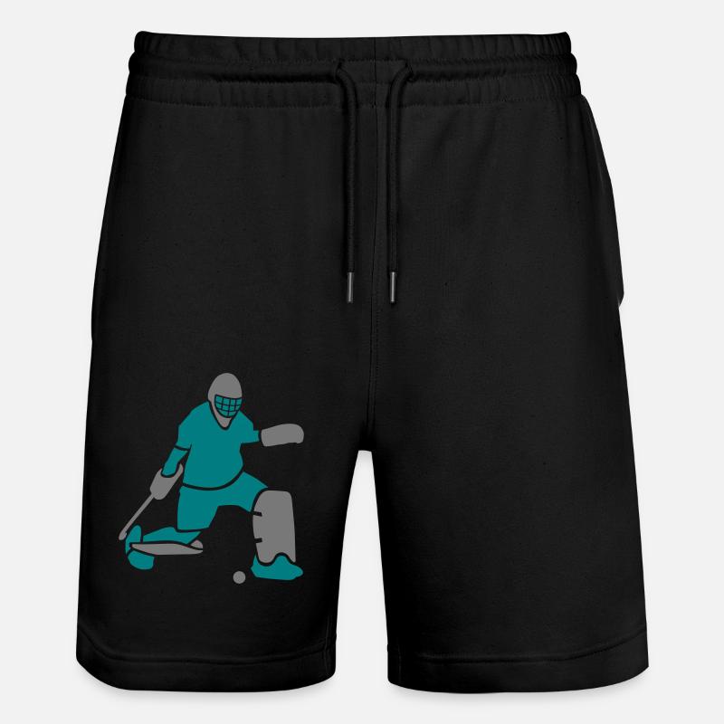 gardien de hockey sur gazon - Short de jogging bio TRAINER Stanley/Stella unisexe - noir