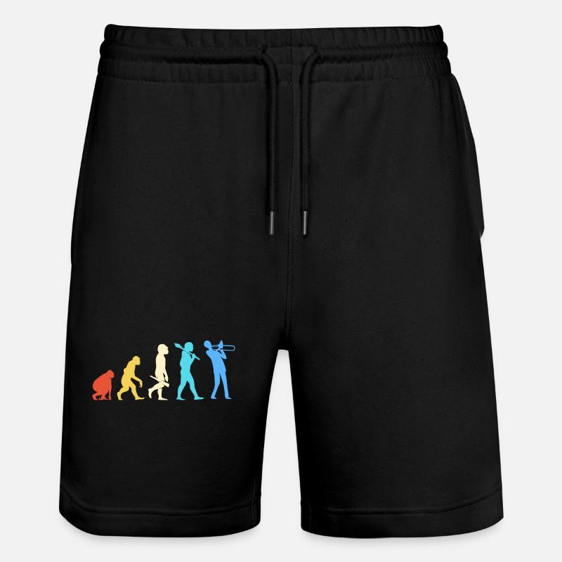 Posaune - Stanley/Stella Unisex Bio Joggingshorts Trainer  - Schwarz