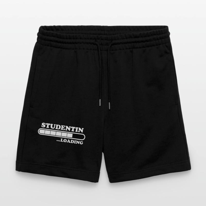 Studentin Spruch Universität Studentin Geschenk Stanley/Stella Unisex Bio Joggingshorts Trainer 